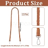 2Pcs Imitation Leather Twist Knitting Cord Mobile Straps FIND-CP0003-73A-2