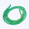 Spray Painted Crackle Glass Beads Strands X-CCG-Q002-4mm-07-3