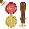 DIY Wood Wax Seal Stamp AJEW-WH0131-280-1