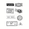 Air Mail Stamp Theme Silicone Clear Stamps GUQI-PW0001-206-1
