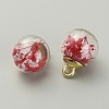 Transparent Glass Globe Pendants GLAA-TAC0005-003D-1