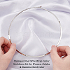 Unicraftale 2Pcs 2 Colors 304 Stainless Steel Wire Wrap Collar Necklaces Set for Women NJEW-UN0001-34-4