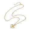3Pcs 3 Styles 304 Stainless Steel Cuboid Link Chain Macrame Pouch Empty Stone Holder Necklace Making NJEW-JN05199-5