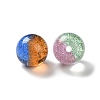 Gradient Color Transparent Resin Beads with Gold Foil RESI-A035-10C-2