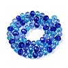 Transparent Glass Beads Strands GLAA-T023-09F-2