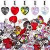 Fingerinspire 50Pcs 5 Colors Large Hole Alloy European Dangle Charms FIND-FG0001-63-1