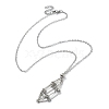 Tarnish Resistant 304 Stainless Steel Macrame Pouch Empty Stone Holder for Pendant Necklaces Making NJEW-TA00100-01-1