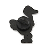 Animal Black Alloy Brooches JEWB-Z027-02A-2