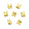 Rack Plating Brass Bead Tips KK-P274-02C-G-1