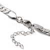 Non-Tarnish 304 Stainless Steel Cuban Link Chain Necklace NJEW-K249-01A-P-3