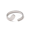 Non-Tarnish 304 Stainless Steel Open Cuff Rings RJEW-Q808-02A-P-2