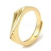 Rack Plating Brass Adjustable Ring RJEW-Q770-27G-3