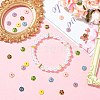 30Pcs 6 Colors Alloy Enamel Bead Caps FIND-CJ0005-52-6
