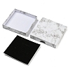 Square Marble Cardboard Paper Jewelry Box CON-D014-01C-03-2