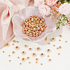 Beebeecraft 120Pcs 3 Style Rack Plating Brass Beads KK-BBC0012-16-4