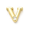 Rack Plating Brass Cubic Zirconia Beads KK-L210-008G-V-1