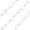 925 Sterling Silver Paperclip Link Alternating Twist Chains STER-NH0001-82S-2