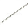 304 Stainless Steel Figaro Chain Necklace Making LS-STAS-A028-N022MP-2