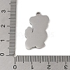 Non-Tarnish 304 Stainless Steel Pendants STAS-C095-18P-3