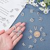 201 Stainless Steel Pendants STAS-UN0012-78P-2
