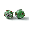 Handmade Bumpy Lampwork Beads FOIL-B001-08C-2