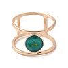 Alloy with Turquoise Round Finger Ring for Women FS-WGC40FF-03-2