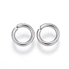 304 Stainless Steel Open Jump Rings X-STAS-E113-12P-2