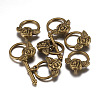 Tibetan Style Alloy Toggle Clasps LS-X-MLF0026Y-NF-2