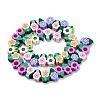 Handmade Polymer Clay Beads Strands CLAY-N008-076-B01-2