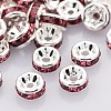 Brass Rhinestone Spacer Beads RB-A014-Z6mm-23S-1