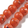 Handmade Lampwork Beads Strands BLOW-D006-07I-1