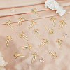30Pcs Alloy Pendants FIND-FH0010-03G-4