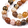 Natural Golden Silk Jade Beads Strands G-S373-004-8mm-3