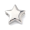 Star Brass Slide Charms X-KK-P349-18A-P-1