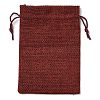 Christmas Theme Jute Cloth Storage Bags ABAG-F010-01B-05-3