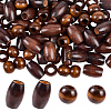 160Pcs 2 Styles Wood Beads WOOD-PA0001-31-1
