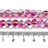 Synthetic Moonstone Beads Strands G-P528-J01-03-4