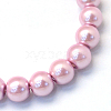 Baking Painted Pearlized Glass Pearl Round Bead Strands X-HY-Q003-6mm-47-2