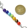 Chakra Gemstone Round Beaded Link Bag Extender Chains FIND-JF00150-3