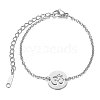 Tarnish Resistant 201 Stainless Steel Link Bracelets STAS-T040-JN011-1-1