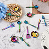 Biyun 14Pcs Rainbow Color Alloy Pendants FIND-BY0001-19-7