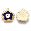 Alloy Enamel Pendants ENAM-N050-21A-NR-2