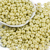 Opaque Colours Luster Glass Seed Beads SEED-P008-01C-08-1