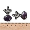 Natural Amethyst Pendants G-F777-02AS-08-3