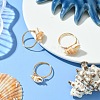 Natural Spiral Shell Finger Rings RJEW-TA00169-1