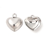 Non-Tarnish 304 Stainless Steel Pendants STAS-L268-043P-1