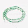 Natural Green Spot Jasper Bead Strand G-G680-40-2