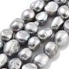 Dyed Natural Cultured Freshwater Pearl Beads Strands PEAR-P062-30C-1