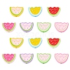 14Pcs 7 Colors Zinc Alloy Enamel Beads FIND-CJ0003-31-1