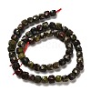 Natural Dragon Blood Beads Strands G-H078-C29-01-3